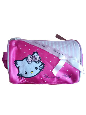 Sanrio Hello Kitty Charmmy Schminktasche Beauty Handtasche Pochette Vintage 17x13 cm