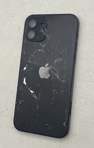 Original Apple iPhone 12 Gehäuse Rahmen Glasbruch Für Refurbisch Schwarz