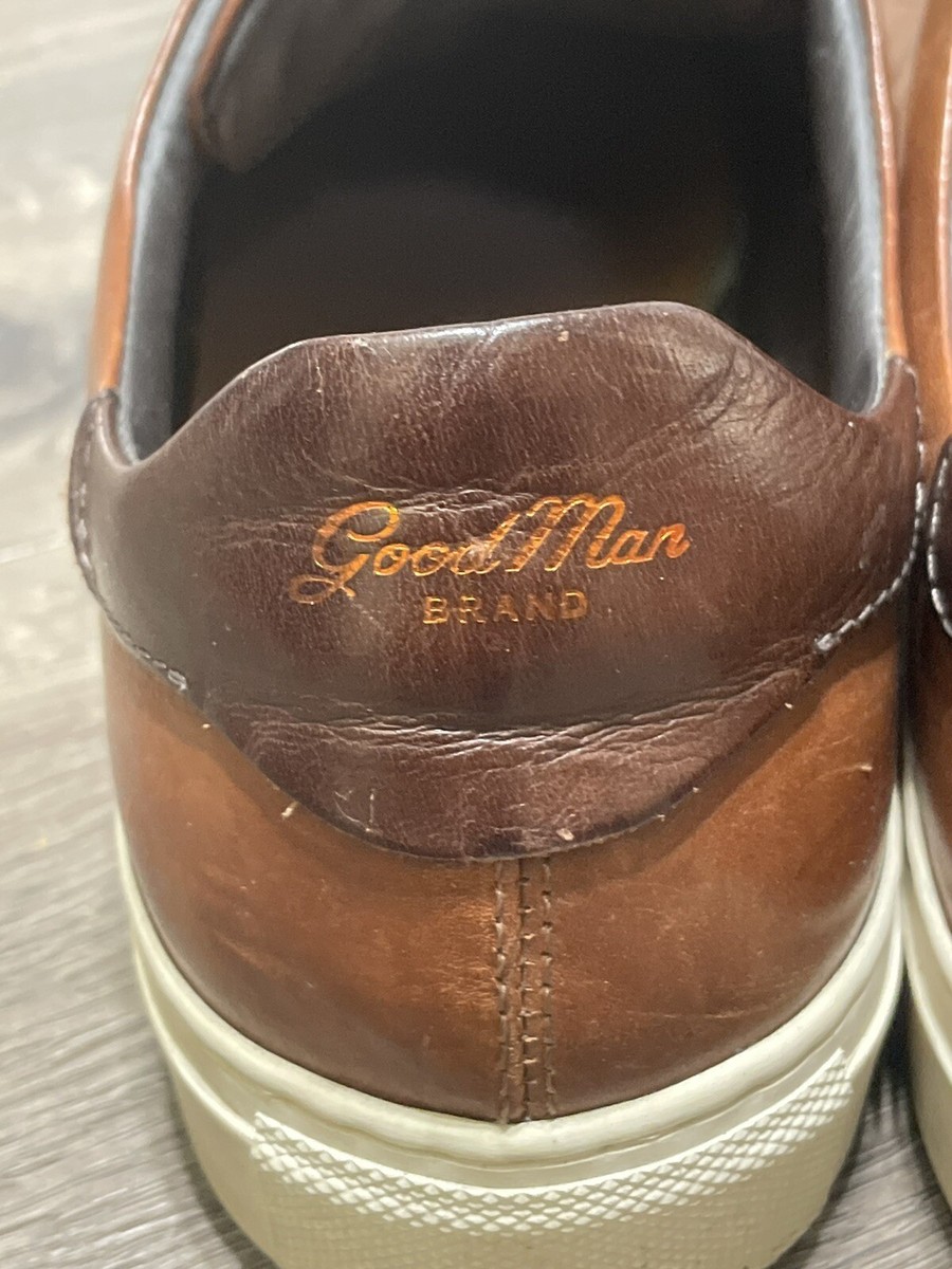Good Man Brand Legend Brown Premium Leather Sneakers Sz 10.5 Made In Italy Good Man Brand Legend Men main image 4