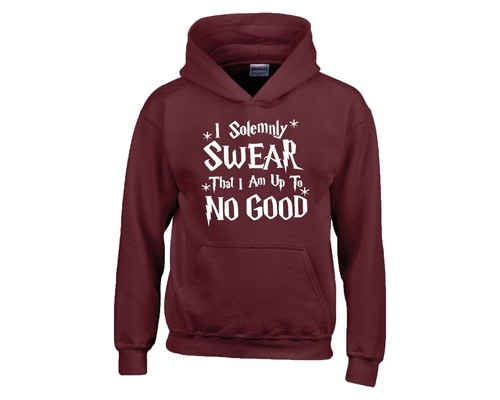 I Solemnly Swear That I Am Up To No Good Hoody Halloween Kids Youth Adults Hoody - Picture 4 of 9