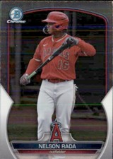2023 BOWMAN CHROME PROSPECT LOS ANGELES ANGELS NELSON RADA #BCP-190