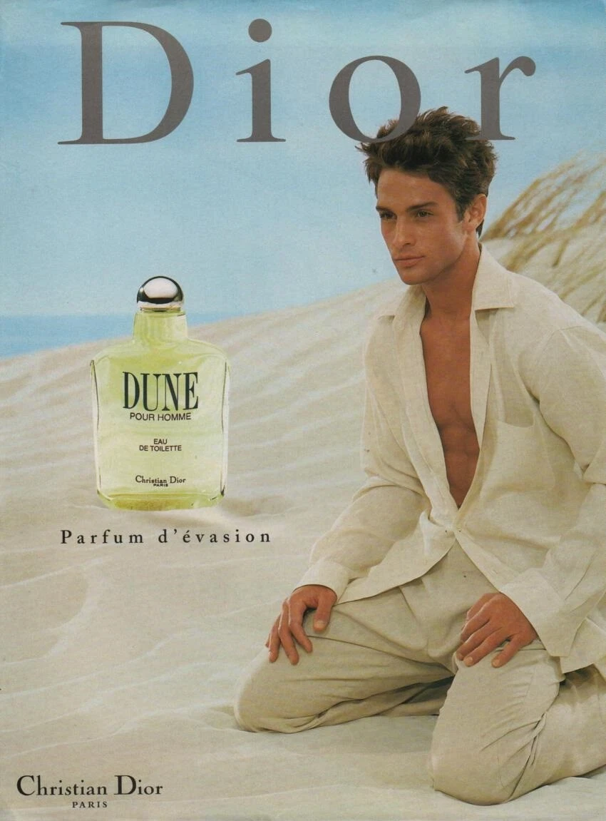 Publicité papier Parfum. Perfume ad. Dior Dune 1997 France 