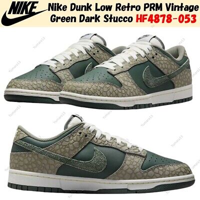 Nike Dunk Low Retro PRM Vintage Green Dark Stucco HF4878-053 Nike Dunk Low Retro PRM Vintage Green Dark Stucco HF4878-053