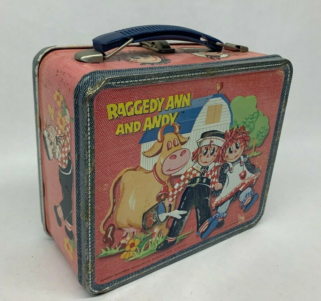 ラガディアン&アンディ1973年 ランチボックス アラジン製 缶ケース Vintage 1973 