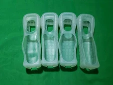 Lot 4 OEM Official Nintendo Wii Remote Silicone Gel Cover Grip Sleeve Clearance