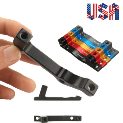 MTB Bike Disc Brake Rotors Front Rear IS/PM 180/203mm Caliper Adapter Post Mount