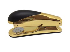 Paper Stapler Case x12 Niceday Gold Deluxe Acrylic Office School Staples 15 Page