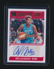 ANGEL MCCOUGHTRY 2019 DONRUSS WNBA SIGNATURE SERIES PRESS PROOF AUTO 138/199