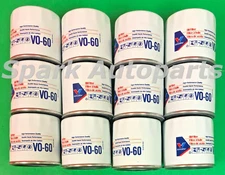 Case of 12 Engine Oil Filter VALVOLINE VO-60 For ACURA Legend, STRELING, PH8212