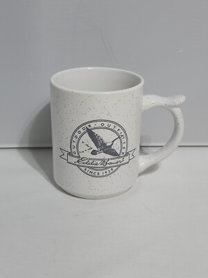 Vintage White with Speckles Eddie Bauer Canadian Goose Ceramic Coffee Mug  1989 | eBay