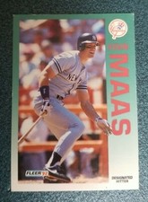 1992 Fleer New York Yankees Baseball Card #236 Kevin Maas