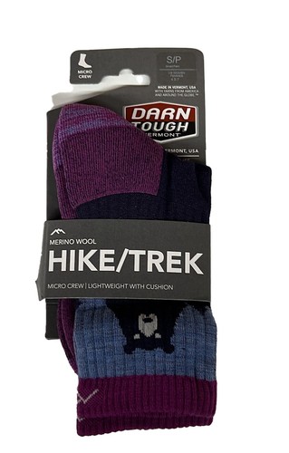 Darn Tough Women's Bear Town Lightweight Cushioned Micro Crew, Size/Color Option - Picture 2 of 3