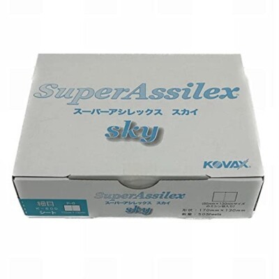 KOVAX Sky blue K-600 Grit 1911508 50 sheets Eagle Abrasives Super Assilex sheet