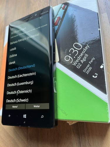 Nokia Lumia 930 - 32GB (Ohne Simlock) Smartphone - Schwarz inkl. OVP