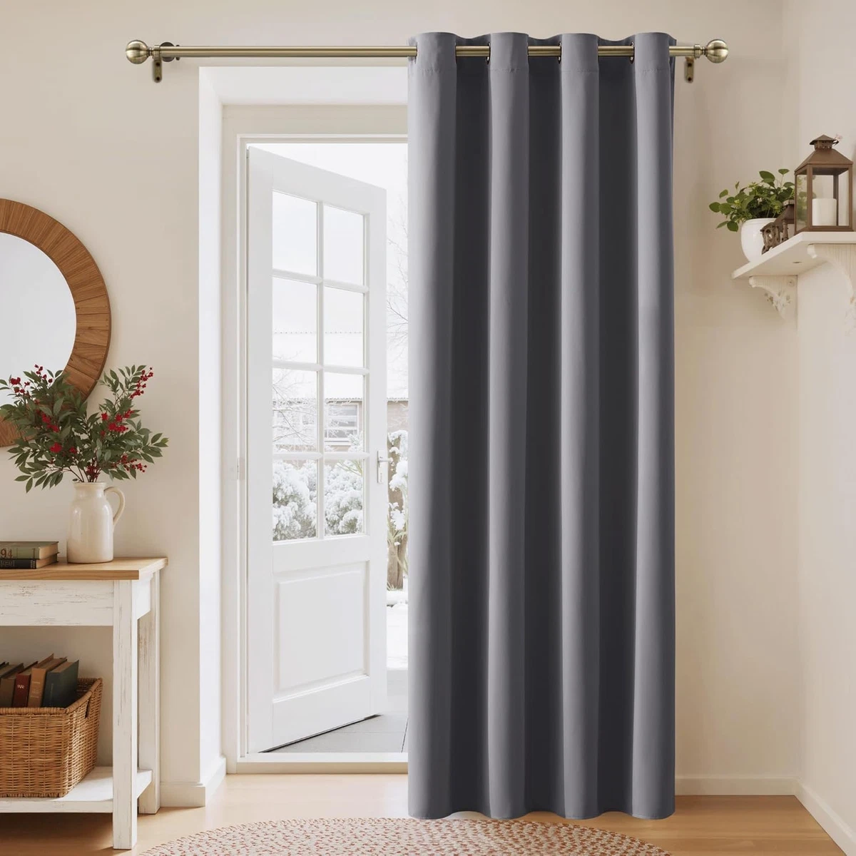 DUALIFE - Tende oscuranti extra lunghe con linguetta posteriore e tasca