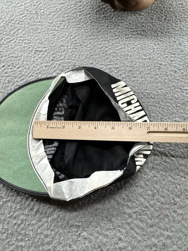 Vintage 80s Michael Jackson 84 Tour 1984 Black Painters Hat Cap Music Pop Used - Bild 6 von 8