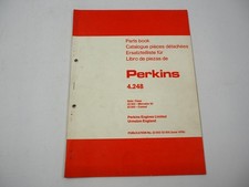 Perkins 4.248 Motor Ersatzteilliste Parts Book für Claas Mercator 50 Consul 1976