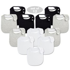 Baby Bibs Soft and Absorbent Organic Cotton Bandana Bibs Set for Boys Girls N...