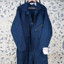 Vintage Walls MasterMade Navy Coveralls 48 Regular Made in USA Workwear