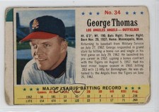 1963 Post ( Pictured) George Thomas ( Pictured) Lee Thomas #34 0ae