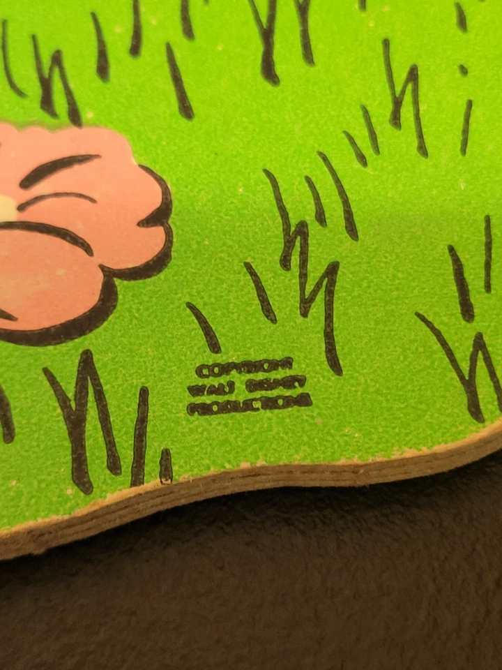 Vtg Walt Disney Bambi & Thumper Flower Butterfly Wall Decor Cutout Cardboard 16” - Image 4 of 4