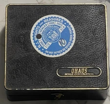 Vintage Ohaus 5601 Pharmacy Apothecary Weight Set Brass AS IS