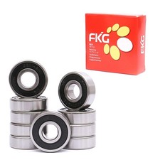 6201-2RS 12x32x10mm Deep Groove Ball Bearing Double Rubber Seal Bearings Pre-...