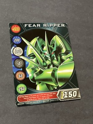 Fear Ripper Bakugan 2006 Metal Card HSP 150 | eBay