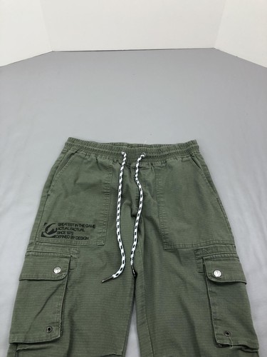 Ecko Unltd Pants Mens Small Green Cargo Drawstring Utility Streetwear Pocket - Picture 8 of 11