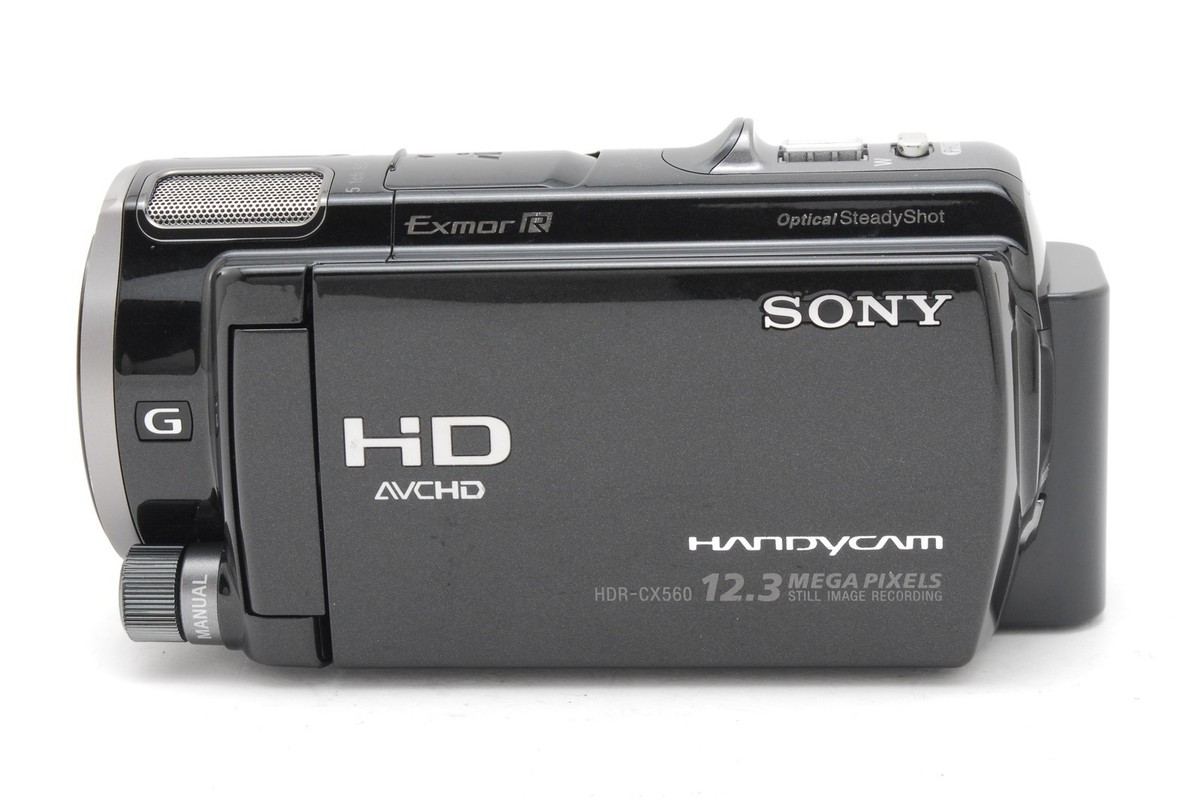 NEAR MINT+ w/Box] SONY Handycam HDR-CX560V Black Digital Camcorder