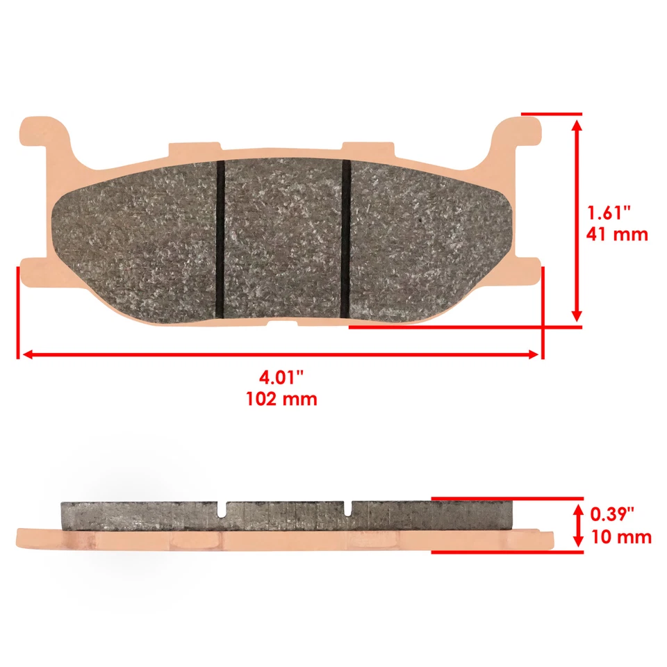 Front Rear Brake Pads for Yamaha XV1600 Road Star MM Limited 2000 2003 Sintered - Image 2 of 4