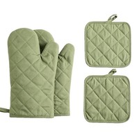 Ofenhandschuhe Topflappen Set HitzebestäNdig Baumwolle FüR KüChe Und Backen