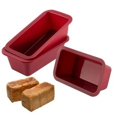 Silicone Loaf Tin Non Stick Bread Baking Cake Mold Pan Bakeware Mold New