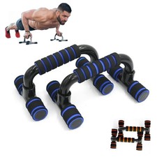H-shaped Push-up Stand Sponge Hand Grip ABS Fitness Chest Training Grip Bar Fitn