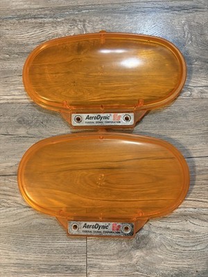 Federal Signal Aerodynic Amber End Cap Lens