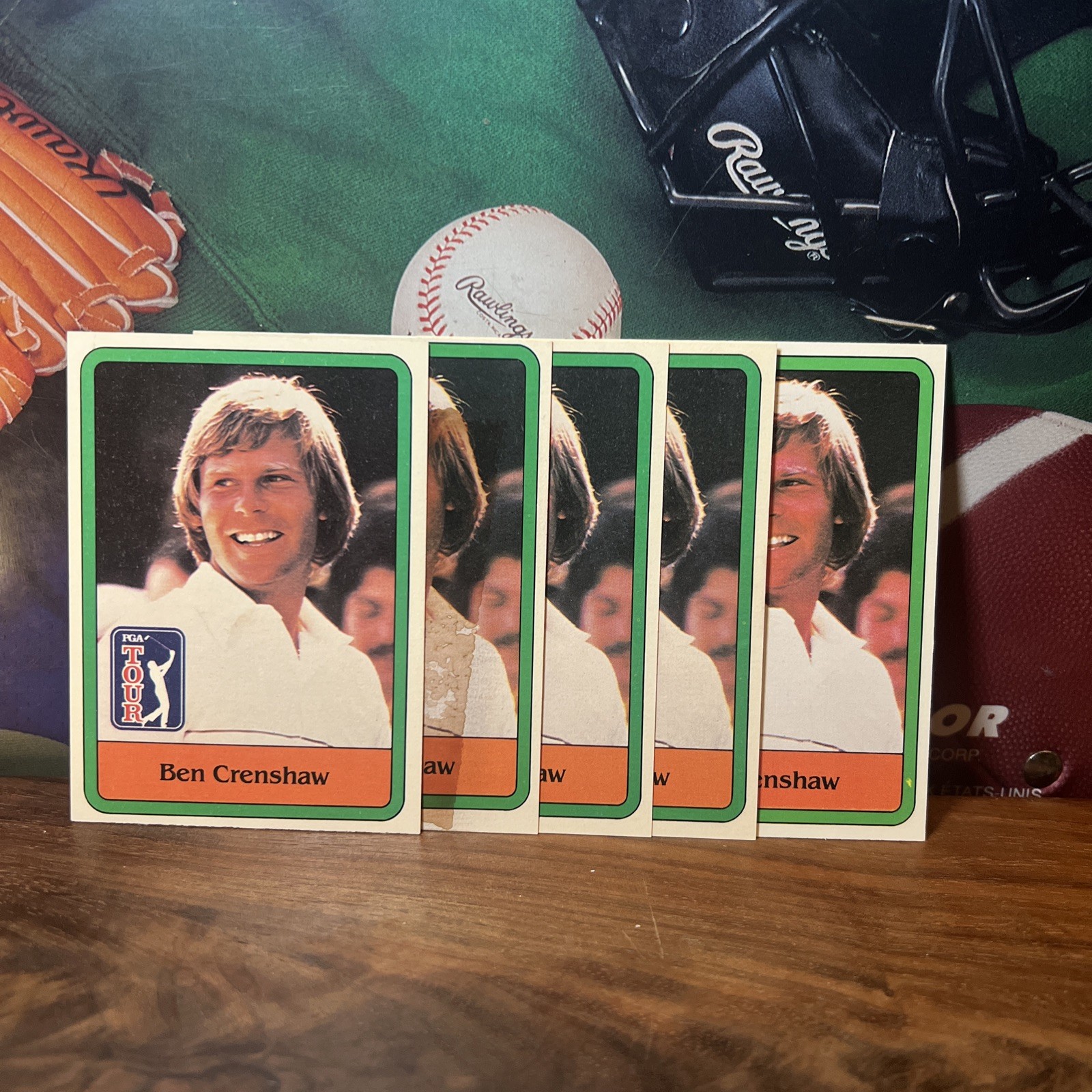 1981 Donruss Ben Crenshaw Rookie #5 PGA American Legend RC Pack Fresh Lot Of 5