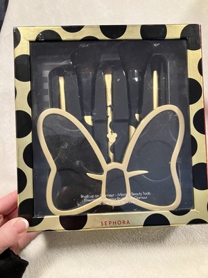 NIB Limited Edition Sephora Disney Minnie Mouse Brush Set Minnie s Beauty Tools