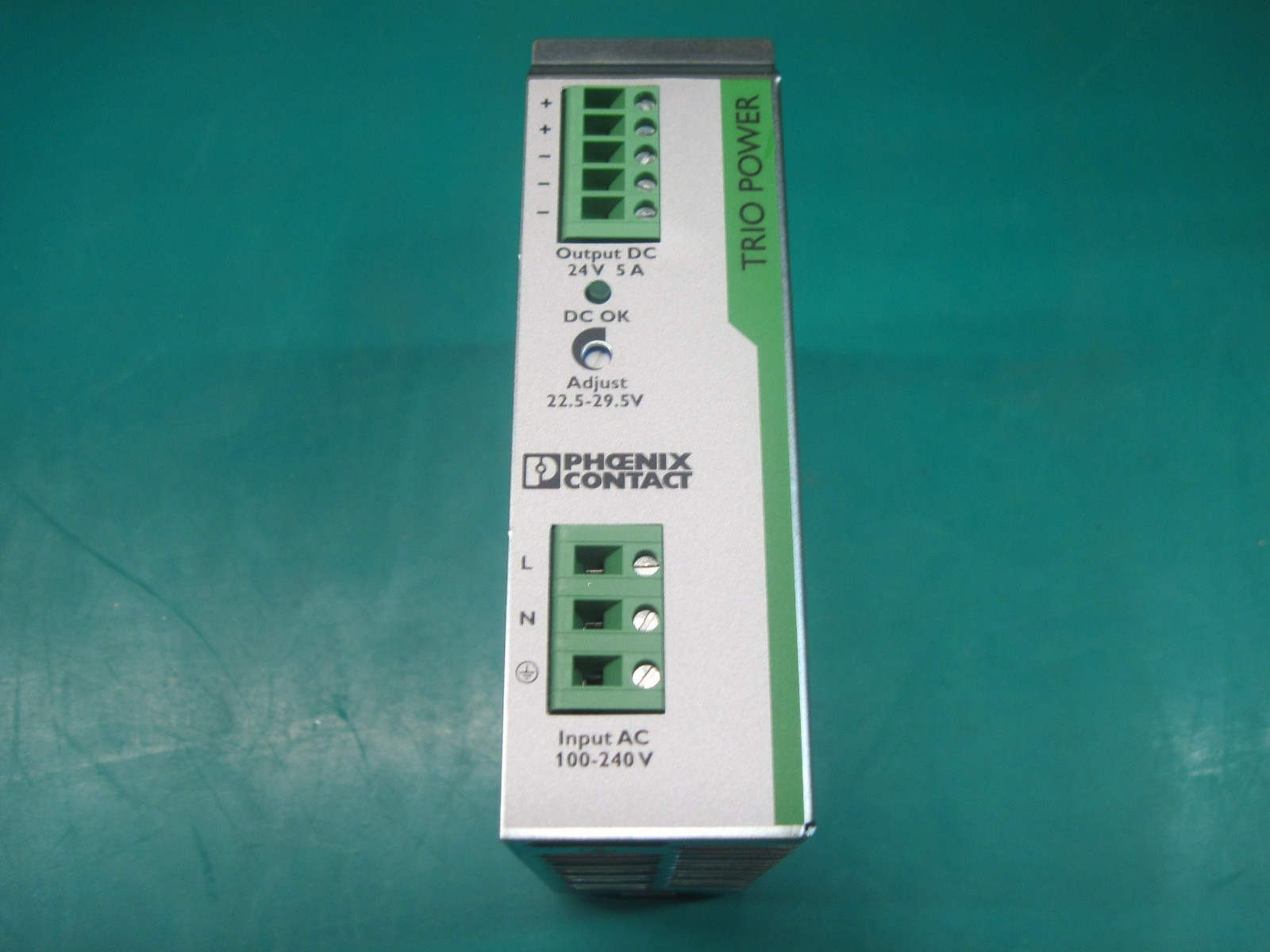 2866310 ( TRIO-PS/1AC/24DC/5 ) PHOENIX CONTACT DIN RAIL POWER SUPPLY
