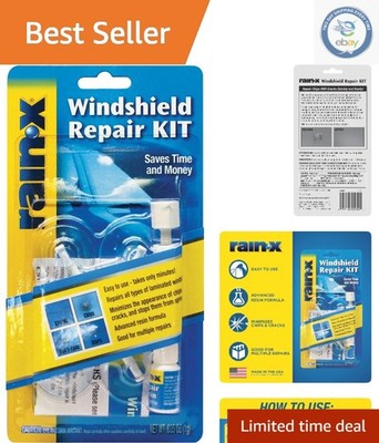 Windshield Repair Kit - Quick & Easy Resin Formula for Chips & Cracks