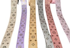 Luxury Designer Ribbon Set   30 Yards Total 5 Yards Each Design   1 Inch Width