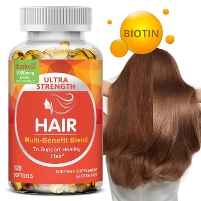 Hair Supplement For Keep Healthy Hair,Promoets Hair Growth,120 Capsules