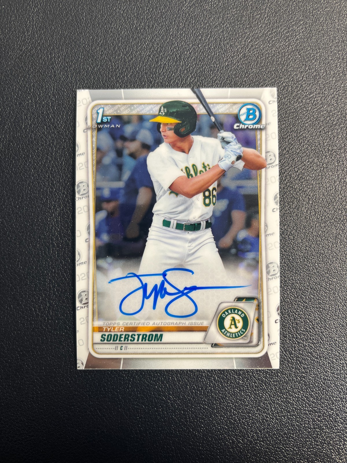2020 Bowman Draft #CDA-TS Tyler Soderstrom 1st Prospect Chrome Auto BJXEM