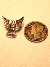 Vintage BSA Eagle Scout Sterling Silver Pin Boy Scouts of America with Box!