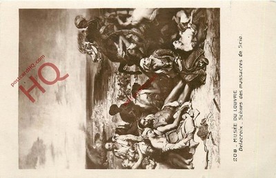 Ansichtskarte__Delacroix, Scenes Des Massacres De Scio, Louvre