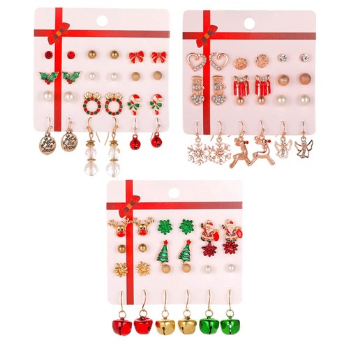 Boucles d'oreilles sapin vert – Corinne Ceramique