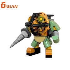 MOC Big Daddy from Bioshock Building Blocks Set (76 Pcs)