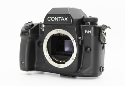 [Near MINT]  AF/MF Contax N1 35mm SLR Film Camera Black Body Tested From Japan
