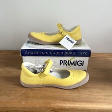 Primigi Girl’s Yellow Mary Jane Leather Shoes Size EU34 UK 2