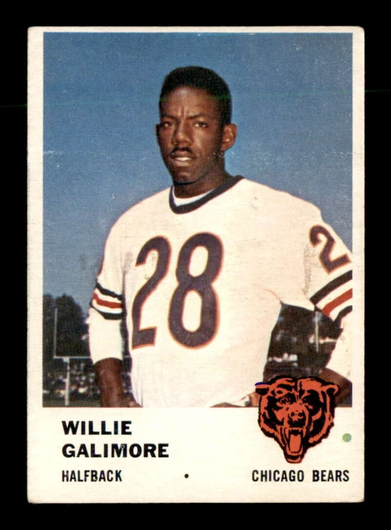 1961 Fleer #3 Willie Galimore EX X3485794