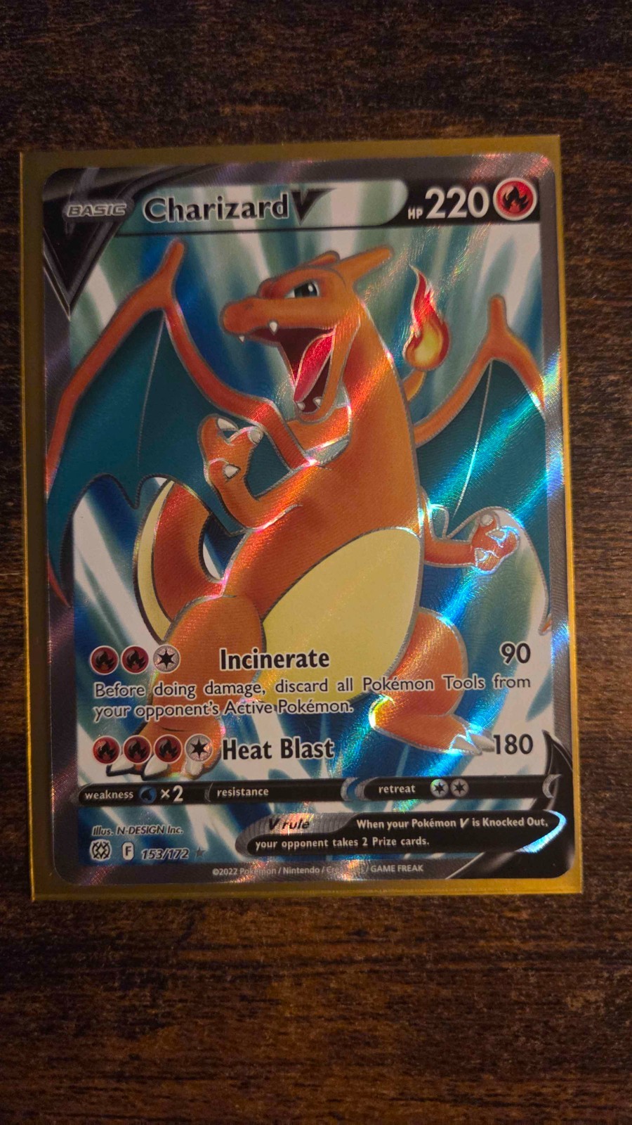 pokemon tcg brilliant stars single cards 017 172 charizard v Charizard V 017/172 - Near Mint Brilliant Stars Ultra Rare Pokemon
